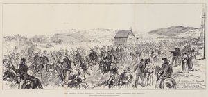 The Trouble in the Transvaal, the Boers bringing their Prisoners into Pretoria